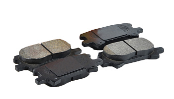 Колодки тормозные, задние D2250