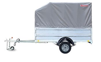 Автоприцеп Крепыш 2.5 Полюс R13 удл.дышла,опор.колесо-авт.+дуги+тент 1,5м (фанерные борты) рейлинг Автоприцеп Крепыш 2.5 Полюс R13 удл.дышла,опор.колесо-авт.+дуги+тент 1,5м (фанерные борты) рейлинг