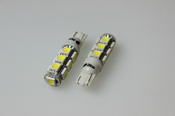 Лампа-диод 12V T10-12SMD W5W 5050 3 CHIP W2.1x9.5d  Nord Yada