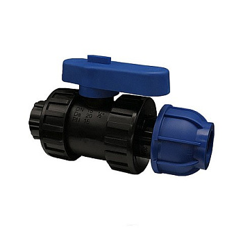Кран шаровый компрессионный PN16 внутр. р.25х1/2