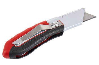 Нож строительный 19мм, трапециевид. 3л. в компл. ELITECH 410501