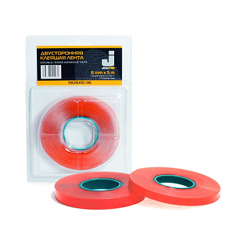 Скотч 2-х сторонний 130С 19ммх5м (пеноакриловый)