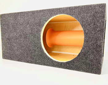 Корпус для сабвуфера ВОХ-10Т40 Графит  (ФИ. 10" 110 труба)