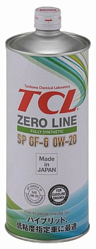 Масло моторное TCL zero Line Fully Synth, SP GF-6, 5W30 1л