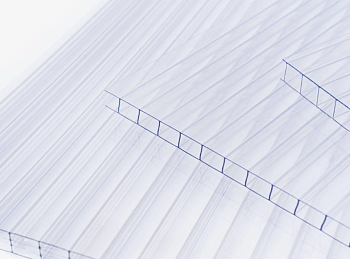 Поликарбонат 4х2100х6000 прозрачный Колибри SMART