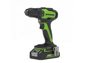 Дрель- шуруповерт ударная акк. 24V GD24DD60, б/щет, 30/60Нм,1х2Ач,ЗУ,кор, 3704107CUA