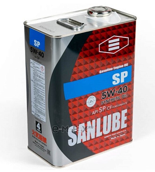 Масло моторное SANLUBE 5W-40 SP 4л синт.