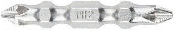Бита двухстор., Ph2-Ph2х45мм, сталь S2, шт. // Gross Бита двухстор., Ph2-Ph2х45мм, сталь S2, шт. // Gross