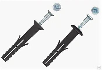 Дюбель-гвоздь черн SM-L 6x40 с усом