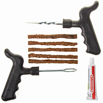 Набор для ремонта бескамерных шин SKYWAY 8 предметов большой усиленный