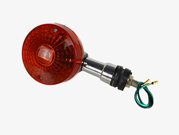 Фонарь боковой (BF-22) круглый Иж ПС хром желтый (к-т 4шт)