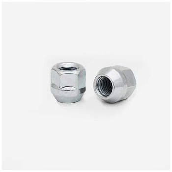 Гайка М12Х1,25 сфера с выступом 18мм открытая, кл17мм Гайка М12Х1,25 сфера с выступом 18мм открытая, кл17мм