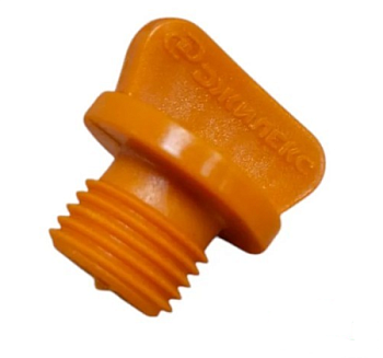 Заглушка пластмассовая 1/4"(синяя/оранжевая)
