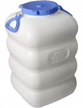 Фляга "Гранде" 80л с ручками белая