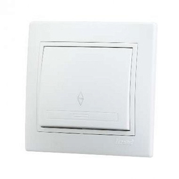 Выключатель прох. 1 СП "MIRA" бел.