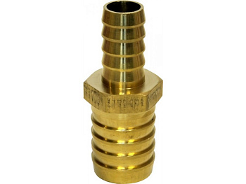 Адаптер QUATTRO ELEMENTI соединитель шлангов "елочка" 19-12мм, латунь