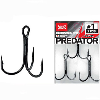 Крючки-тройники Lucky John PREDATOR сер. LJH234 разм.010
8 шт.