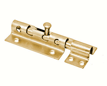 Шпингалет 3Т1 желтый цинк L=60 мм Кунгур