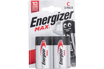 Батарейка ENR MAX E93/C 1.5V, 1блистер (2шт),LR14