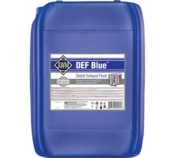 Жидкость д/систем SCR диз.двиг. AWM DEF BLUE 20л Blue(sintec)