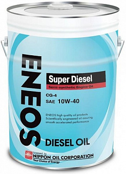 Масло моторное ENEOS CG-4 Super Diesel 10W40 п/с 20л.