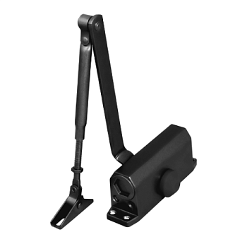 Доводчик дверной DCTR50-100 (TDR-100) 50-100кг BL черный (58825) (AJAX)