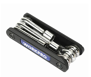 Набор складных головок PRO 6шт ( 5,6,8,9,10,12мм )Workpro, WP222099								