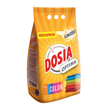 Порошок стиральный dosia 8 кг automat смс optima color