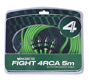 Кабель межблочный Alphard Machete Fight 4RCA 5м