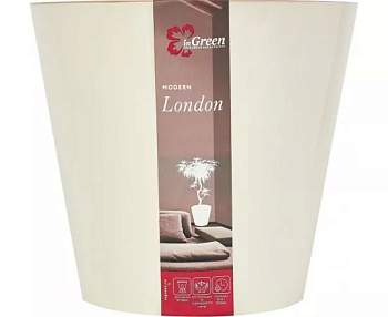 Горшок для цветов London D190 мм, 3,3л Сливочный