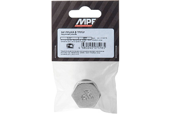 Заглушка в трубу (пробка) 3/4" н MPF, MP-У