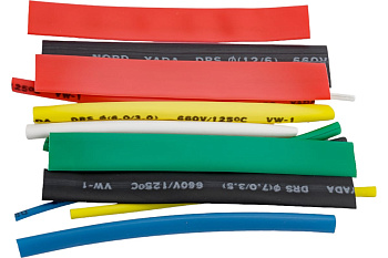 Трубка  термоусадочная набор №3 L=10см (14шт 1-12мм) цветные TM Nord YADA									