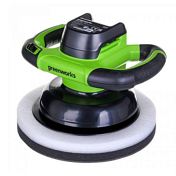 Машина полировальная акк. GREENWorks 24В 25см