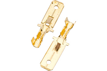 Разьем провода, папа (в-119) ширина 6,3мм