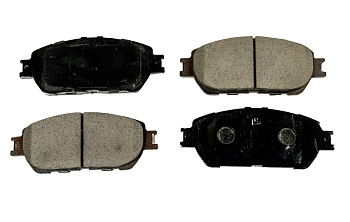 Колодки тормозные, передние (с антискрипной пластиной)