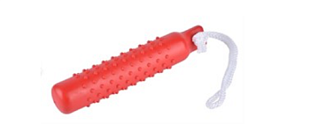 Игрушка WOGY Red Strong д/собак Апорт с веревкой l=28см 27х5.5см 228г