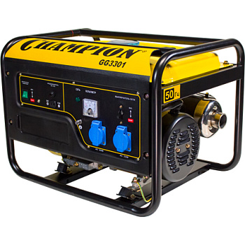 Электростанция CHAMPION GG 3301 (2,8/3,1кВт, OHV 6лс, 16л, 46кг, 12V)