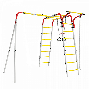 Спорт. комплекс ROMANA Веселая лужайка-2 (New(белый, красный,серый.желтый) Спорт. комплекс ROMANA Веселая лужайка-2 (New(белый, красный,серый.желтый)