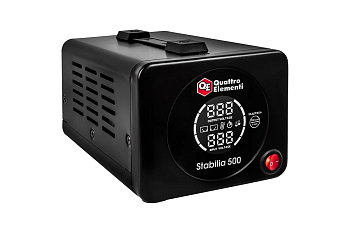 Стабилизатор напряжения напольный QUATTRO ELEMENTI Stabilia 500 (500 ВА, 140-270 В) 0,4кВт