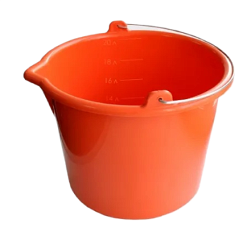 Ведро DECOR д/смесей 10л. ударопрочное, серия "PROFI"