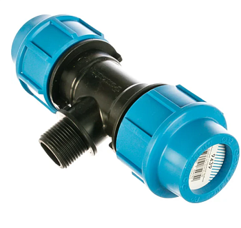 Тройник комбинированный ПНД РР 32 х 3/4" П х 32 (Джилекс)