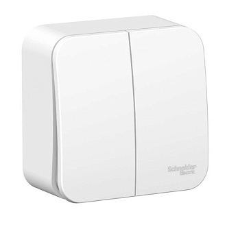 Выключатель Blanca 2кл ОП бел. с изол.пл.