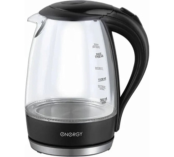 Чайник ENERGY E-262 (1.7л) стекло, пластик