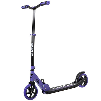 Самокат NOVATRACK JUNGLE PRO сталь+пластик, склад.,эргон. 145*145мм, фиолет