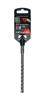 Бур по бетону SDS-plus METALLICA Ultra 8х160/100 мм, Х-напайка, 4 спирали