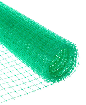 Решетка садовая 15*15мм (0,5м*20м) для цветников зеленый