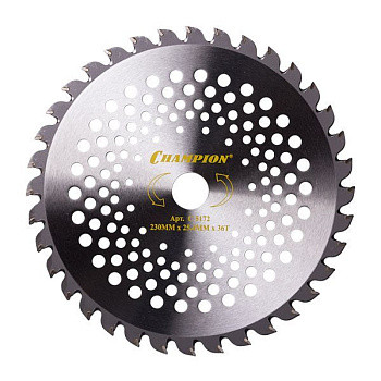 Нож с зубцами из твердого сплава Speed 36/230/25,4 (SRM-2305SI,SRM-2655SI), CHAMPION