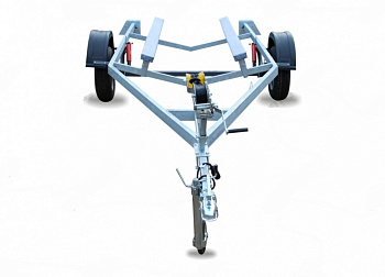 Автоприцеп РУСИЧ 550 (крашенный серый. рессор.подвеска, 5,5*1,99*0,63)