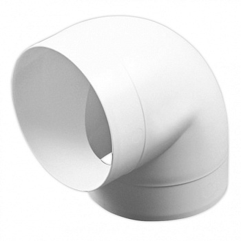 Колено круглое пластик 90°, D125