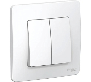 Выключатель Blanca прох.2кл СП бел.